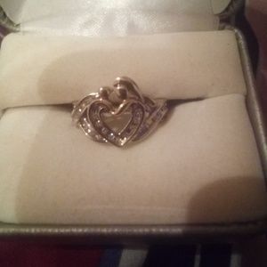 14k white gold w 31/5 ct tw Authentic Diamond Ring